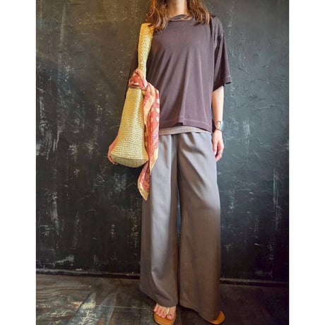 hunch  シアーワッフルステッチTee