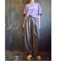 CYNICAL ボタンデザインカーブパンツ