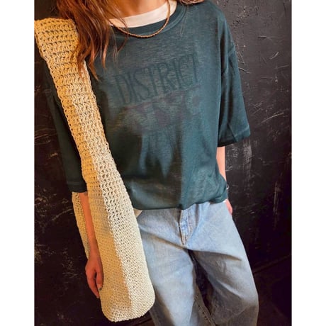 hunch  シアーワッフルステッチTee