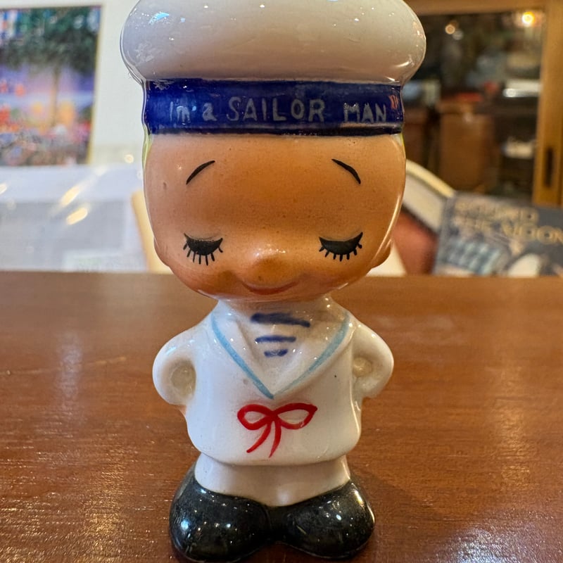 内藤ルネ 陶器置物 セーラーボーイ | アンティーク家具と喫茶