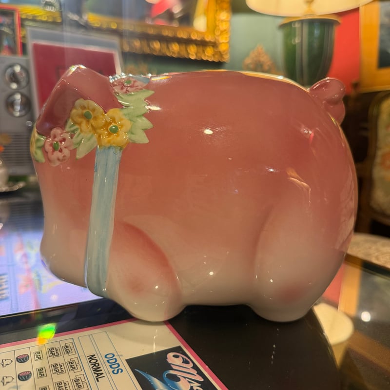 加藤工芸 ぶたの貯金箱 | アンティーク家具と喫茶キャバレーのネット