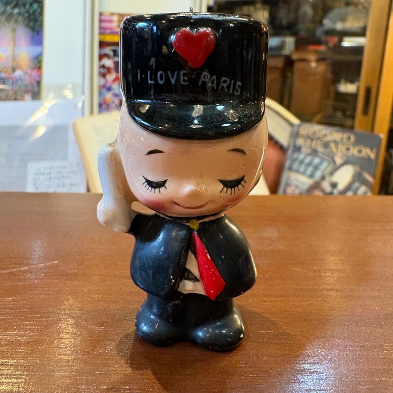 内藤ルネ 陶器置物 パリポリス | アンティーク家具と喫茶キャバレーの