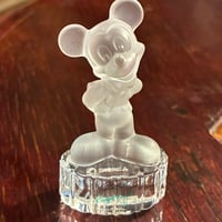 Goebel(ゲーベル社)フロストクリスタル製　ミッキーフィギュア