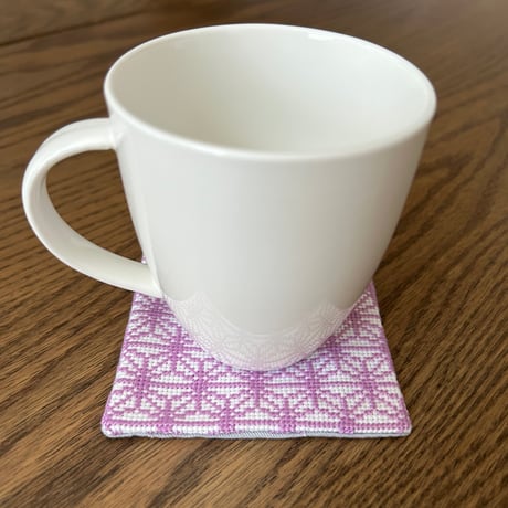 刺繍コースター