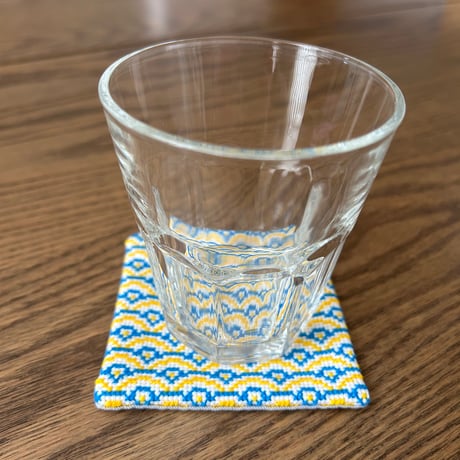 刺繍コースター