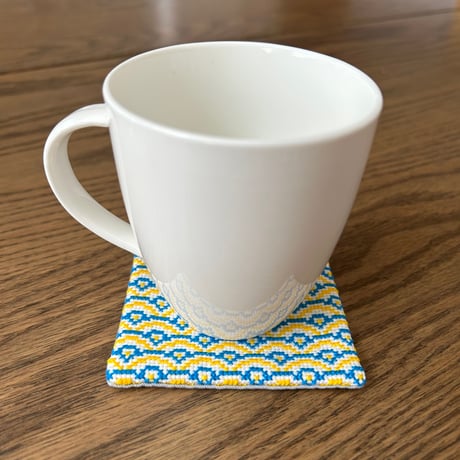 刺繍コースター