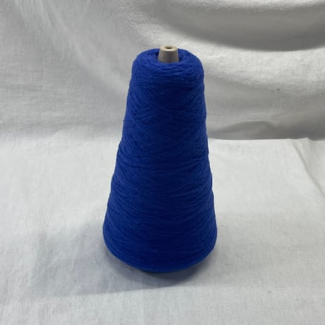 273　青色3本撚り毛糸　全量139ｇ