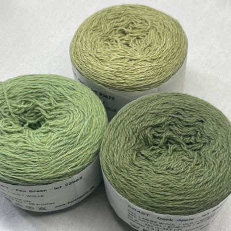 272　Holst Garn　グリーン系3巻セット