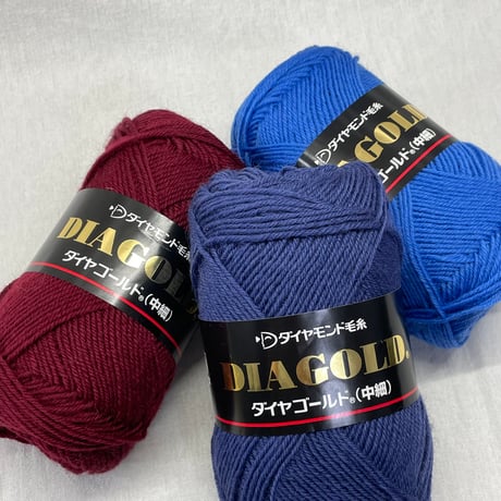 37　〈A〉DIAGOLD　中細　3色3玉セット