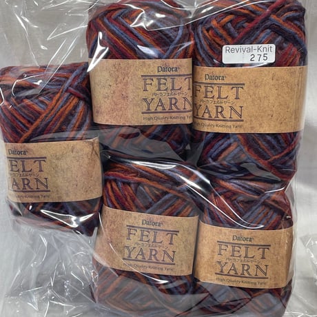 275　〈A〉FELT YARN　COL:21