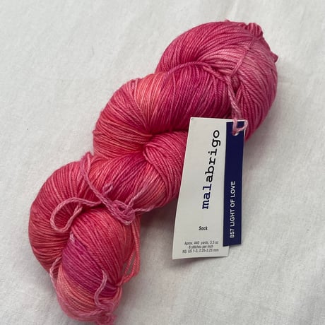 268　〈B〉malabrigo　Sock COL:857　LIGHT OF LOVE