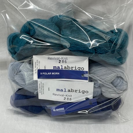 286　malabrigo　Lace　3色3カセセット