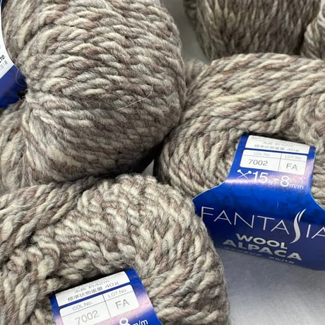 258　FANTASIA WOOL ALPACA　COL:7002　10玉セット