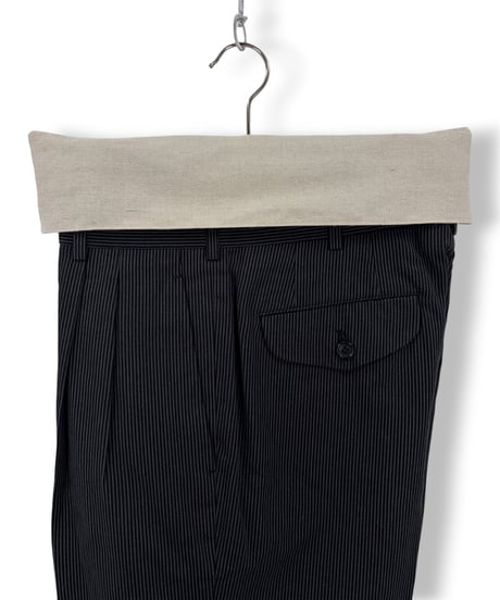 90s COMME des GARCONS HOMME PLUS – 2Tuck Tight Tapered Trousers