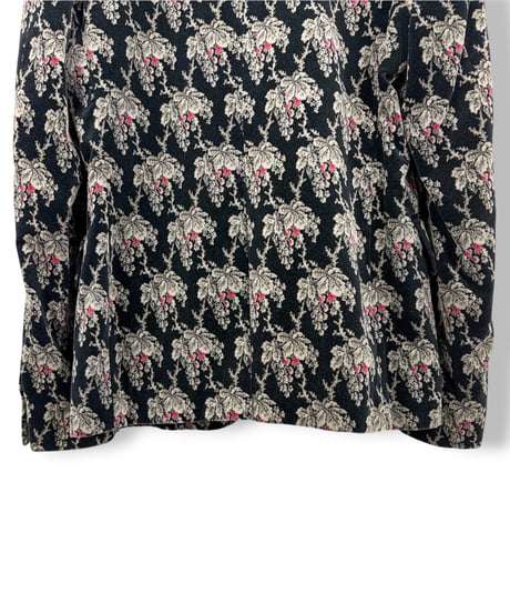 01AW COMME des GARCONS – Floral Jacquard Jacket