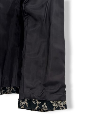 01AW COMME des GARCONS – Floral Jacquard Jacket