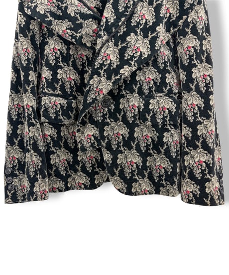 01AW COMME des GARCONS – Floral Jacquard Jacket