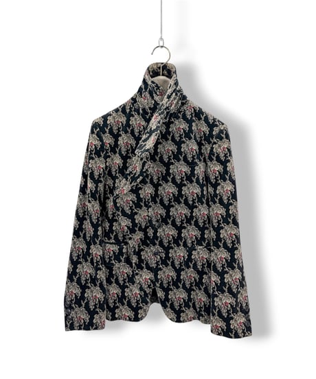 01AW COMME des GARCONS – Floral Jacquard Jacket