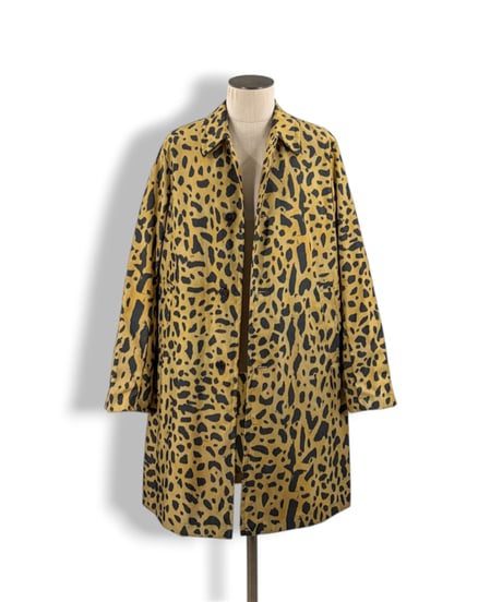 20AW DRIES VAN NOTEN – Leopard Print Balmacaan Coat