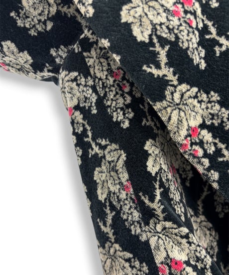 01AW COMME des GARCONS – Floral Jacquard Jacket