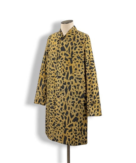 20AW DRIES VAN NOTEN – Leopard Print Balmacaan Coat