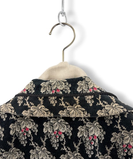 01AW COMME des GARCONS – Floral Jacquard Jacket