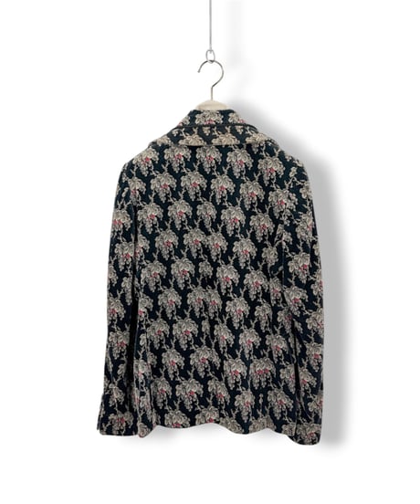 01AW COMME des GARCONS – Floral Jacquard Jacket