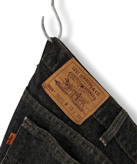 90s Levi's 505 – Black Denim