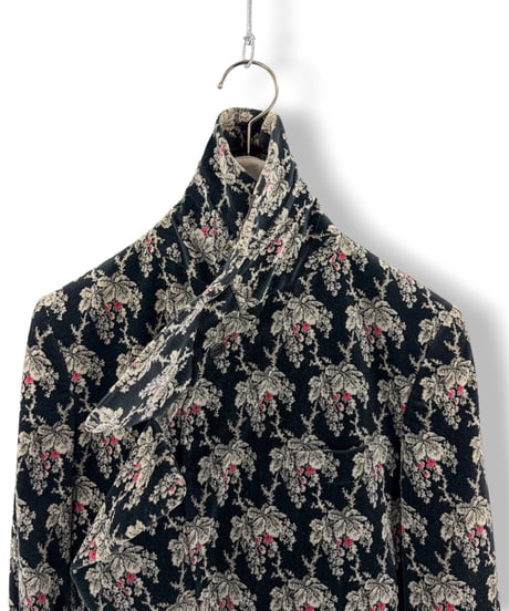 01AW COMME des GARCONS – Floral Jacquard Jacket