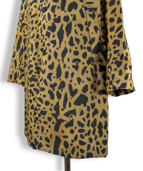 20AW DRIES VAN NOTEN – Leopard Print Balmacaan Coat