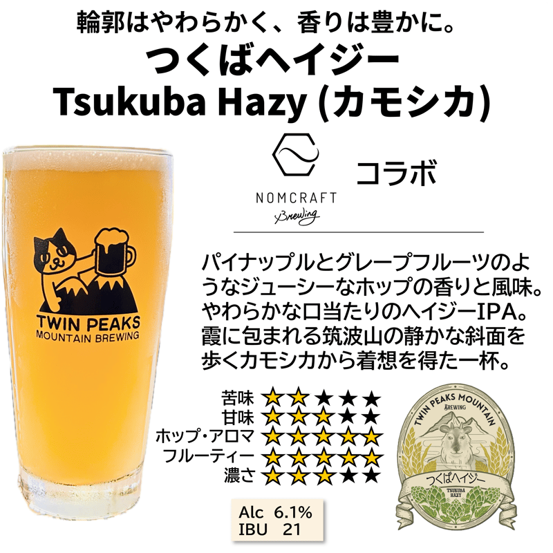 Twin Peaks 6本お任せセット 6-bottle surprise set | Twi