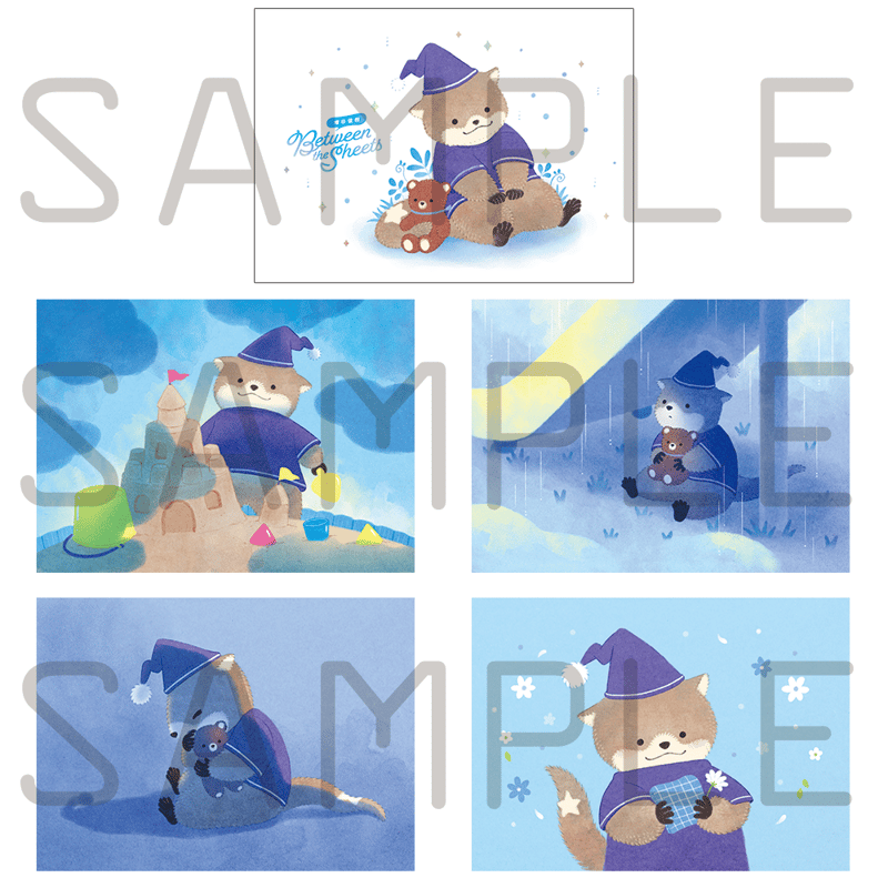 カワウソくん ポストカードセット (Park side) | Radio-5233.shop