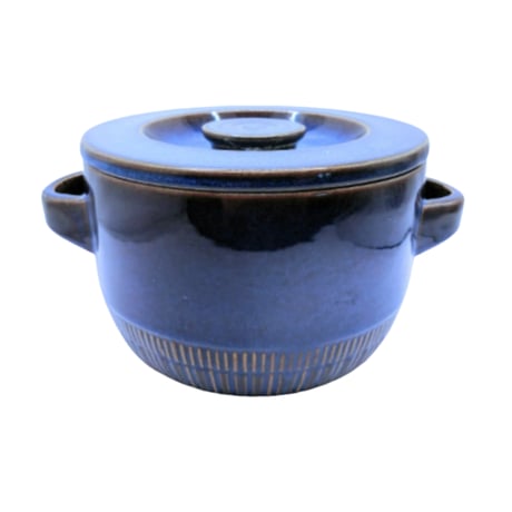 美品　GEFLE　ゲフレ　KOSMOS　コスモス　/Berit Ternell  ベリット・ターナー 陶器のキャセロール　両手鍋  蓋つき