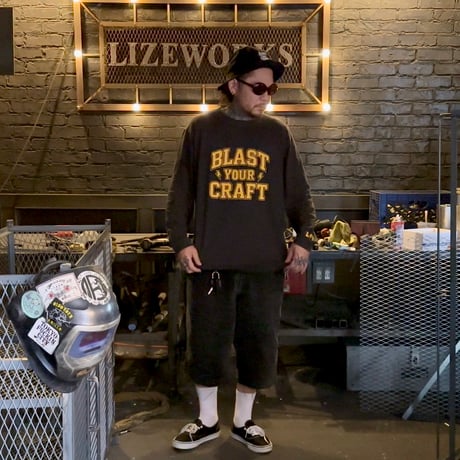 B.Y.C LONG SLEEVE(SUMI/YELLOW)