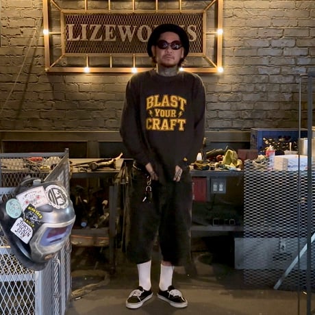 B.Y.C LONG SLEEVE(SUMI/YELLOW)