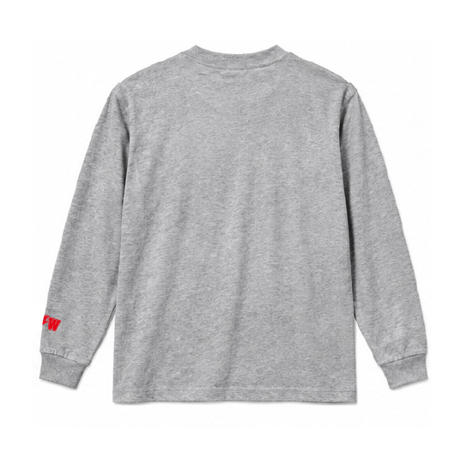 B.Y.C LONG SLEEVE(GRAY/RED)