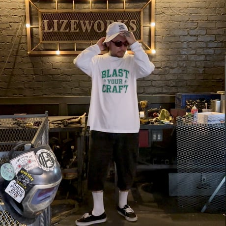 B.Y.C BUCKET HAT(WHITE)