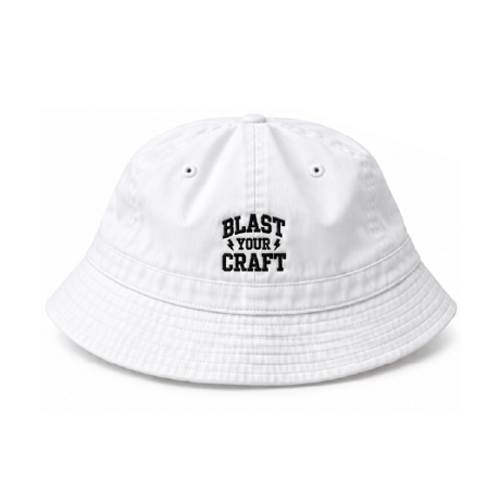 B.Y.C BUCKET HAT(WHITE)