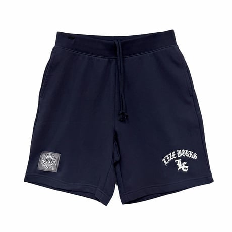 LxC GANG SWEAT HARF PANTS (NAVY)