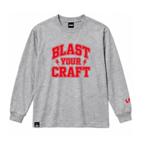 B.Y.C LONG SLEEVE(GRAY/RED)