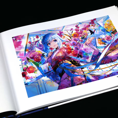 【30冊限定】Qx Illust book 「美少女京扇子画集」
