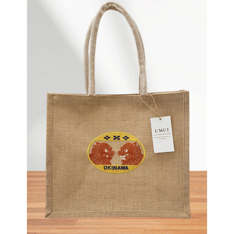 オリジナル刺繍ジュートバッグ