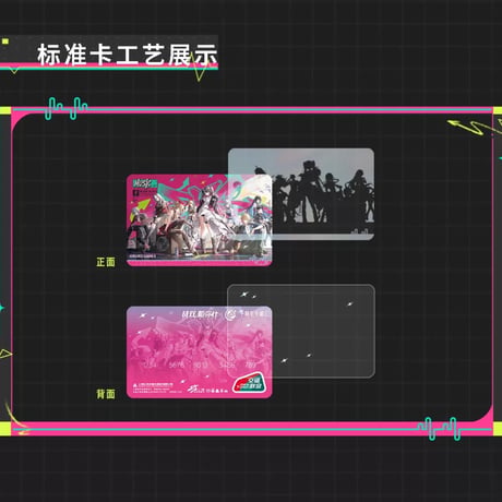 【KURO GAMES旗艦店】パニグレ 上海交通コラボ 音楽会記念 ICカード 35元 （予約12下発送）