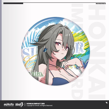 【崩壊3rd公式店】 悠遊夏日 2026ver. 缶バッジ 15元 (予約200日以内発送)