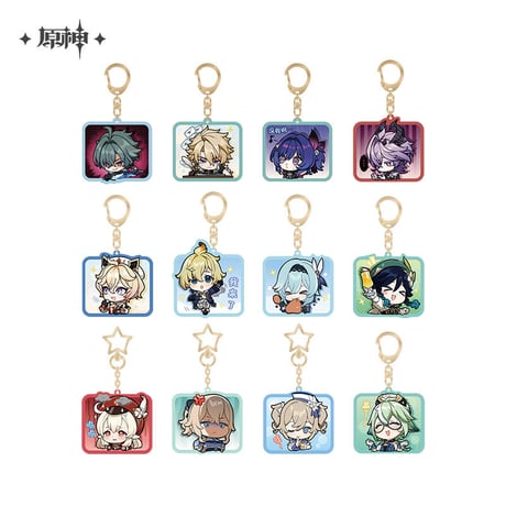 【原神公式店】モンド ちびキャラ キーホルダー 28元