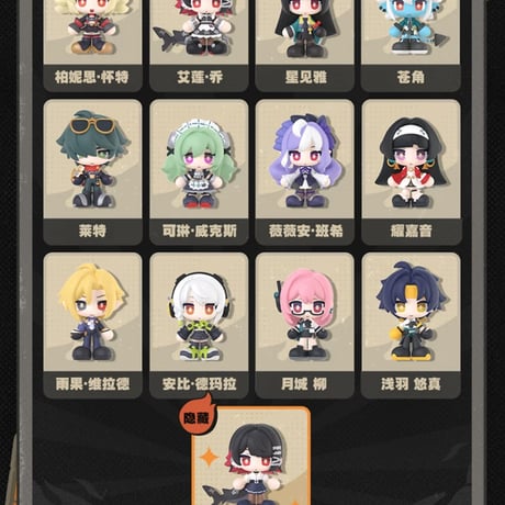 【ゼンゼロ公式店】Tiny Agents フィギュア ボックス 828元 （予約11上発送）