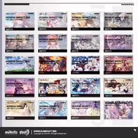 【崩壊3rd公式店】CGイラスト ポストカードセット 57元