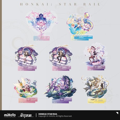 【崩スタ公式店】記憶運命 アクリルスタンド 58元