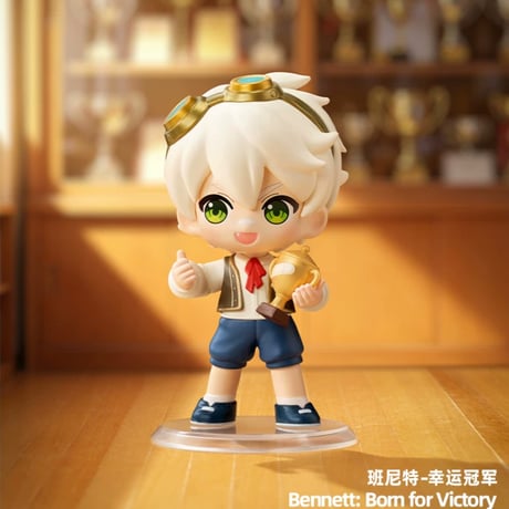 【原神公式店】POP MART コラボ 学院光影詩 ちびキャラ フィギュア ランダム 69元 （予約60日以内発送）