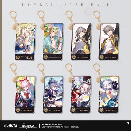 【崩スタ公式店】愉悦運命 キーホルダー 32元